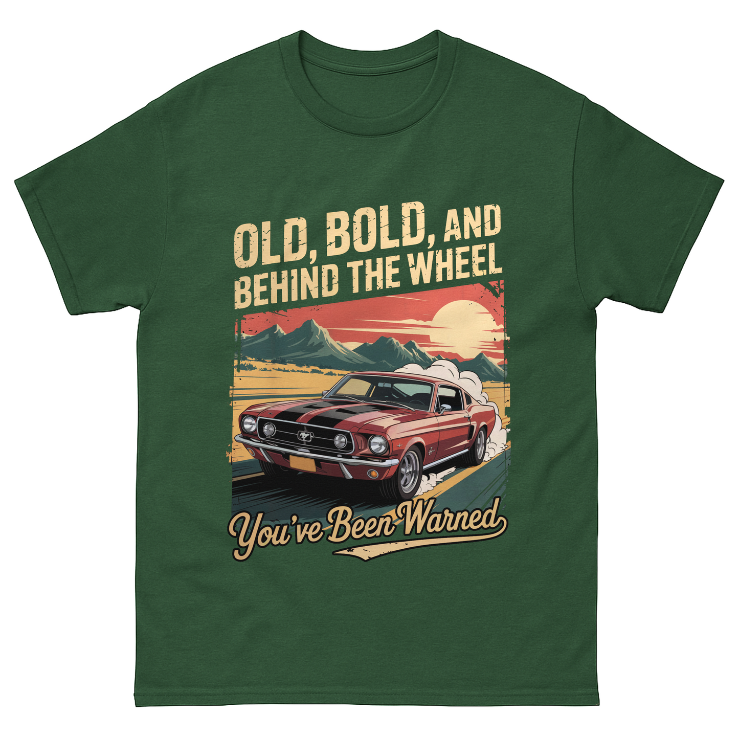 "Old, Bold, and Behind the Wheel – You’ve Been Warned" Vintage T-Shirt