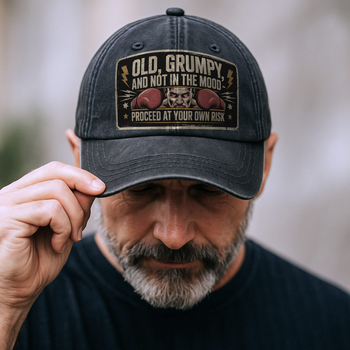The "Proceed At Your Own Risk" Cap - Old & Grumpy Edition