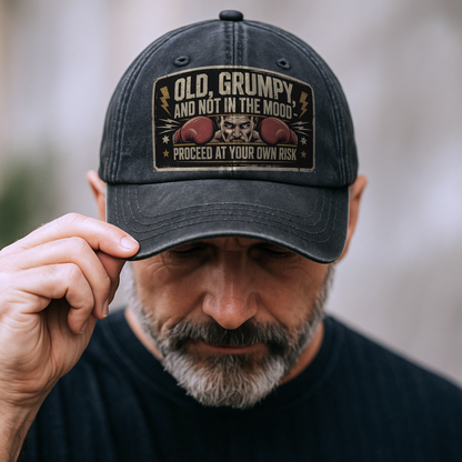 The "Proceed At Your Own Risk" Cap - Old & Grumpy Edition