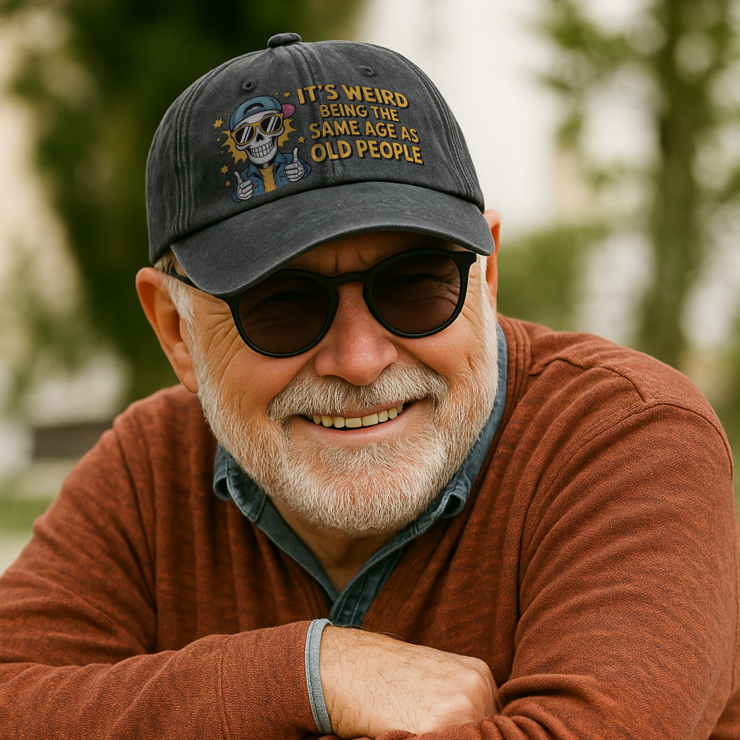 The "Forever Young" Cap - It's Weird Being The Same Age As Old People