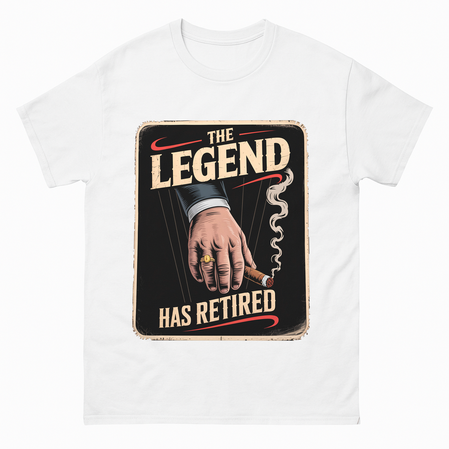 "The Legend Has Retired" Vintage T-Shirt