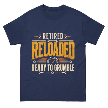 "Retired. Reloaded. Ready to Grumble" Vintage T-Shirt