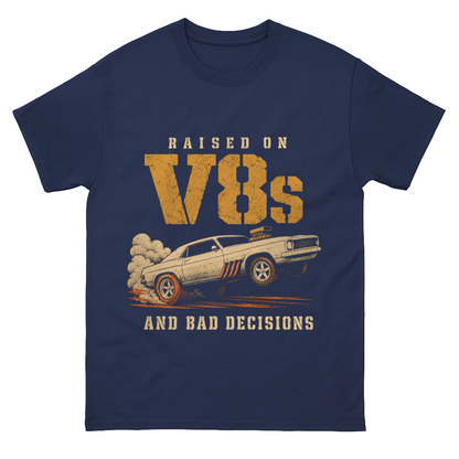 "Raised on V8s and Bad Decisions" Vintage T-Shirt