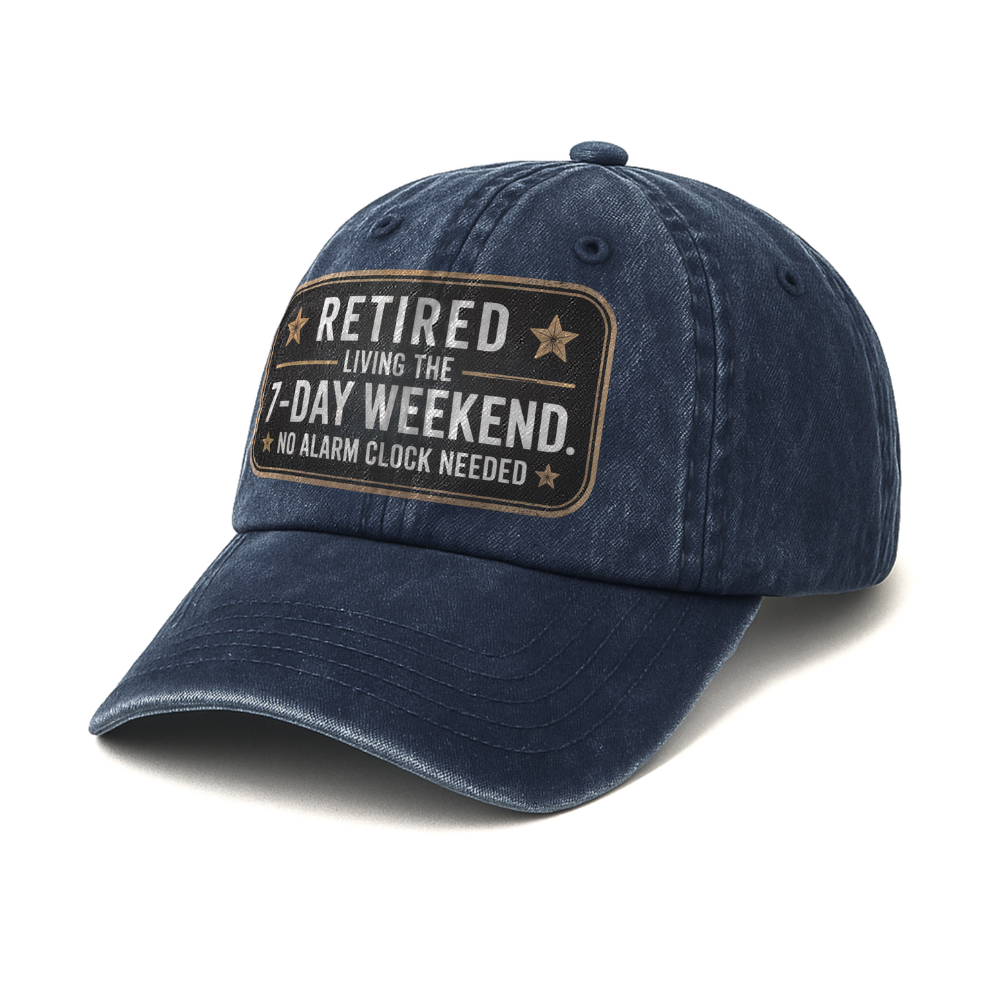 “Retired. Living the 7-Day Weekend.” Rusted West Creed Cap