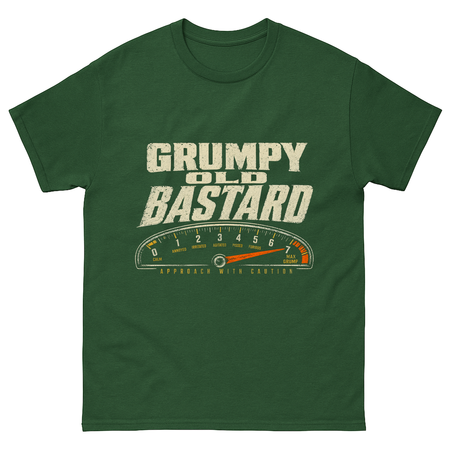 "Grumpy Old Bastard Approach with Caution" Vintage T-Shirt