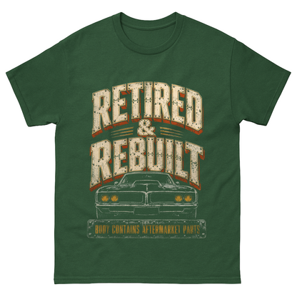 "Retired and Rebuilt. Body Contains Aftermarket Parts" Still Running Vintage T-Shirt