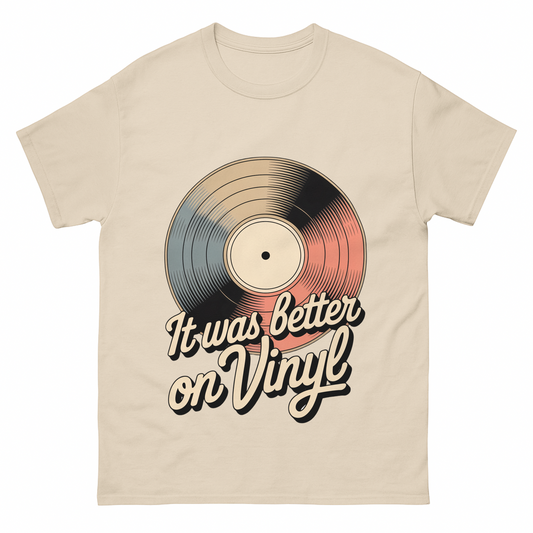 "It Was Better On Vinyl" Vintage T-Shirt