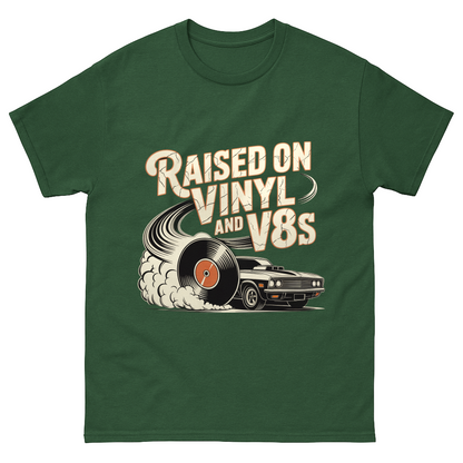 "Raised on Vinyl and V8s" Vintage T-Shirt