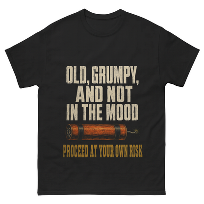 "Old, Grumpy and Not in the Mood" Vintage T-Shirt