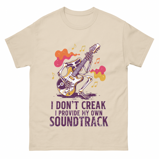 "I Don't Creak. I Provide My Own Soundtrack" Vintage T-Shirt