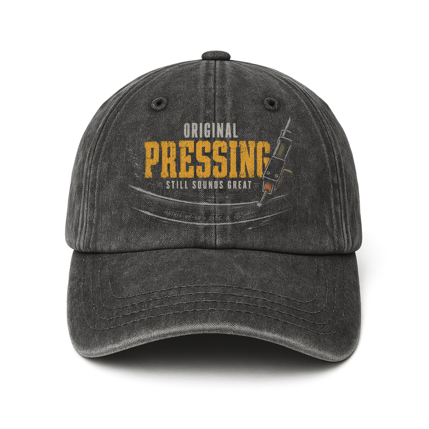 "Original Pressing Still Sounds Great" Vintage Washed Cap