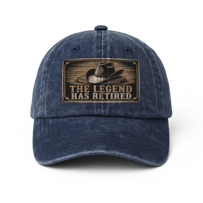 “The Legend Has Retired” Frontier Flair Tribute Cap