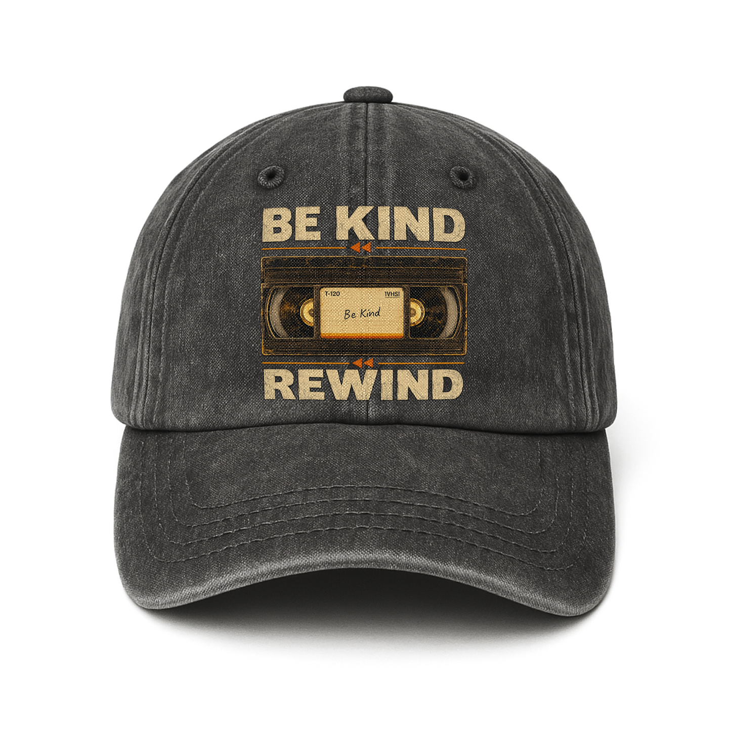 "Be Kind Rewind" Vintage Washed Cap