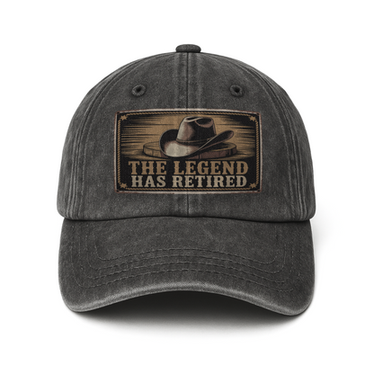 “The Legend Has Retired” Frontier Flair Tribute Cap