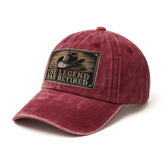 “The Legend Has Retired” Frontier Flair Tribute Cap