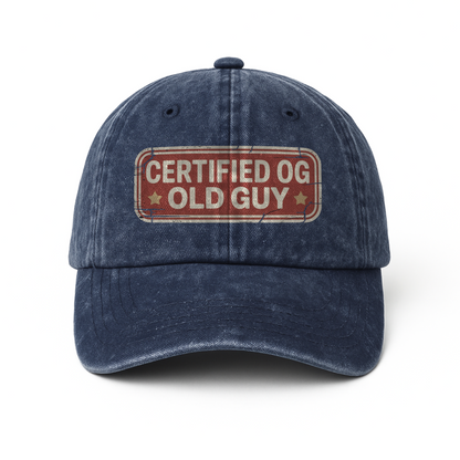 “Certified OG Old Guy” All-American Badge Legacy Cap