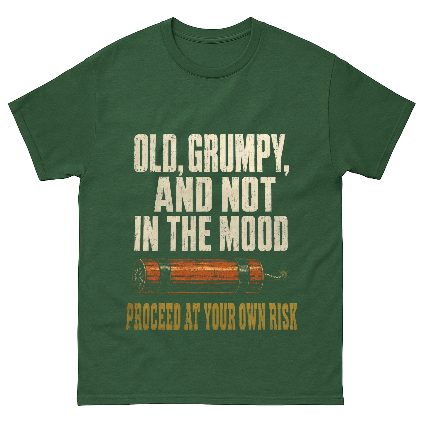 "Old, Grumpy and Not in the Mood" Vintage T-Shirt