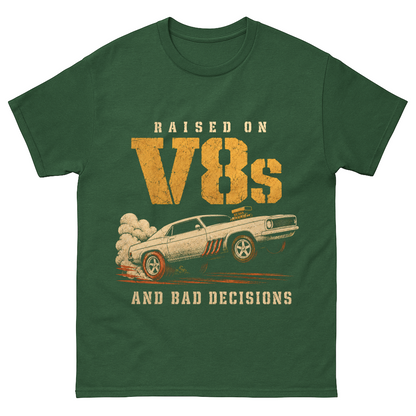 "Raised on V8s and Bad Decisions" Vintage T-Shirt