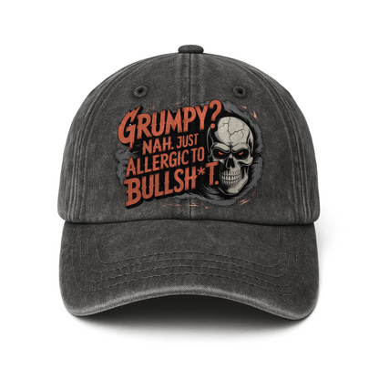 “Grumpy? Nah. Just Allergic to Bullsh*t.” Midnight Reaper Outlaw Cap