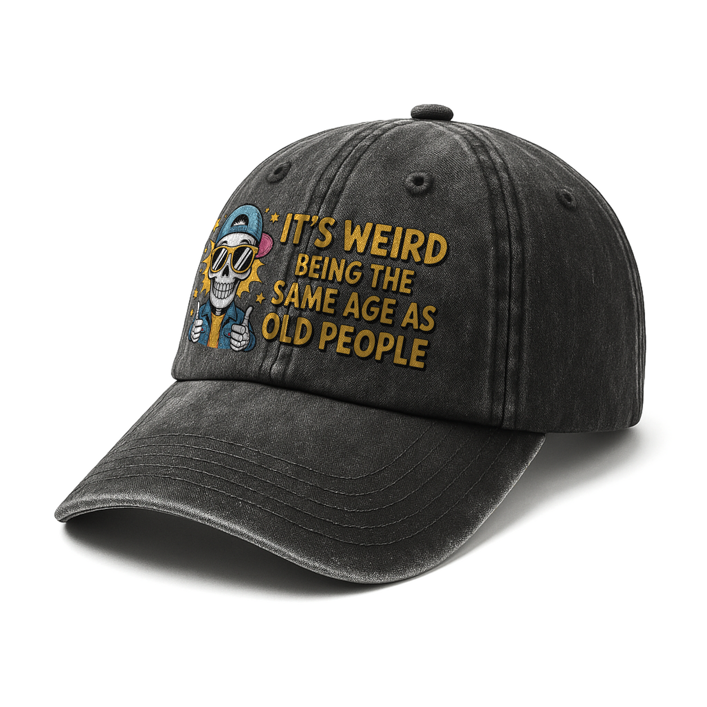 “It’s Weird Being the Same Age As Old People” Boomer Pop Comic Chill Cap