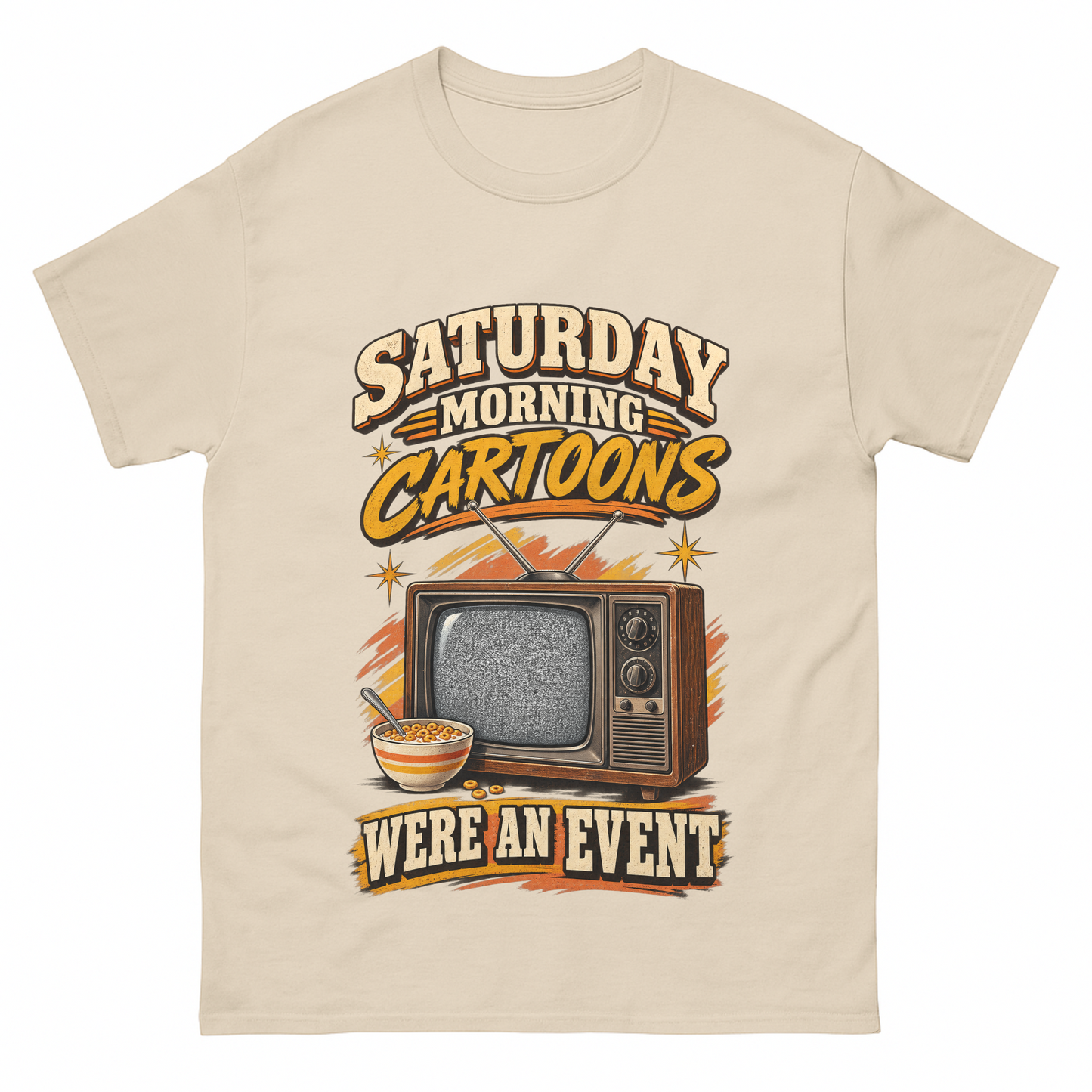 "Saturday Morning Cartoons Were an Event" Vintage T-Shirt
