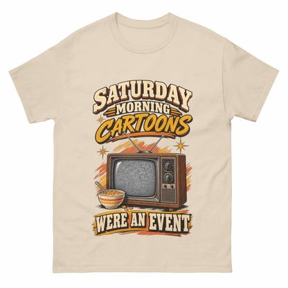 "Saturday Morning Cartoons Were an Event" Vintage T-Shirt