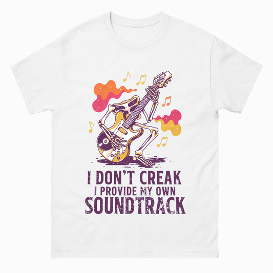 "I Don't Creak. I Provide My Own Soundtrack" Vintage T-Shirt