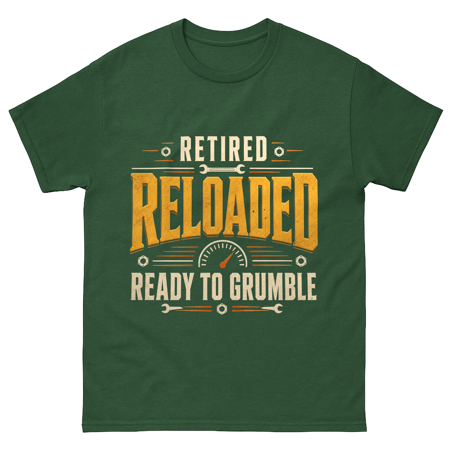 "Retired. Reloaded. Ready to Grumble" Vintage T-Shirt