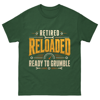 "Retired. Reloaded. Ready to Grumble" Vintage T-Shirt