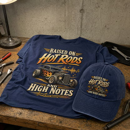 Matching set: Find Your Undertone Before You Pick A Palette vintage washed cap and 36 hot rods and high notes ideogram 4x vin